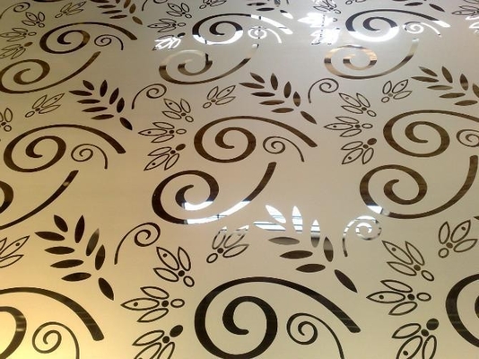 304 χαραγμένο χρυσό φύλλο ανοξείδωτου καθρεφτών για τις διακοσμήσεις τοίχων