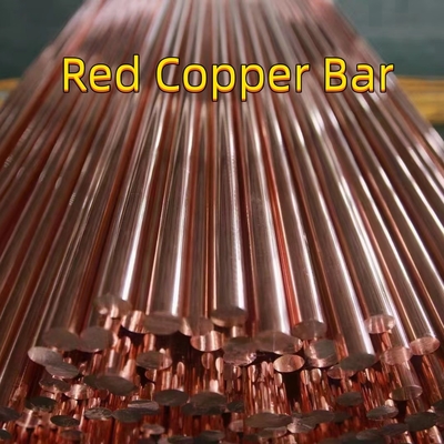 C10100 Oxygen Free Round Bar Red Copper 99,9% Pure Od 80mm For Industrial