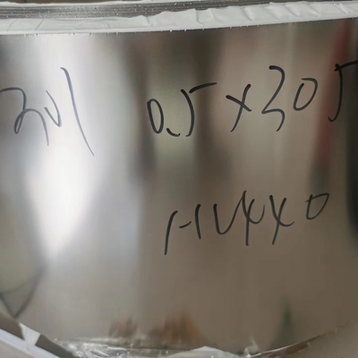 Sus301 το ανοξείδωτο ιδιοσυγκρασίας κουλουριάζει τη λουρίδα Vickers 430 Jis 1250mm