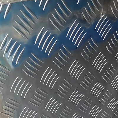 Φύλλο 1000mm ολίσθηση 5 πιάτων Chequerd αλουμινίου διαμαντιών μη φραγμός