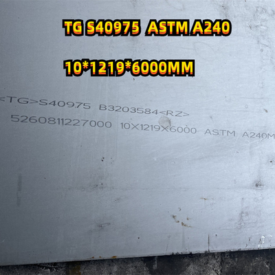 S40975 καυτός - κυλημένη χημική σύνθεση 40.0mm φύλλων στοιχείων πιάτων ανοξείδωτου