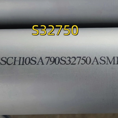 Ατσάλι από ανοξείδωτο χάλυβα Super Duplex 2507 S32750 Σωλήνες χωρίς συγκόλληση 80 Διαμέτρου 1 ίντσες DIN1.4410 Κούφια μπάρα