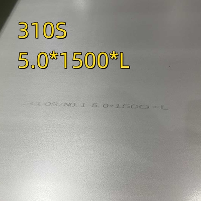 Αίση 310S SUS310S Πλάκα από ανοξείδωτο χάλυβα θερμά ελατημένη SS 310S Πλάκα 3MM X 1000 X 2000MM