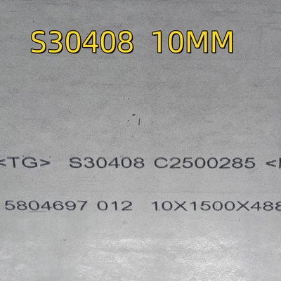 ASME SA240 AISI 304 S30408  Stainless Steel Plate Hot Rolled  NO.1 Surface 1.4301 Plate  EN 10204  3.1 Certificate