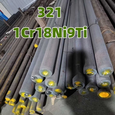 ASTM A479 TP321 Στρογγυλή μπάρα από ανοξείδωτο χάλυβα DIN1.4541 6-250mm