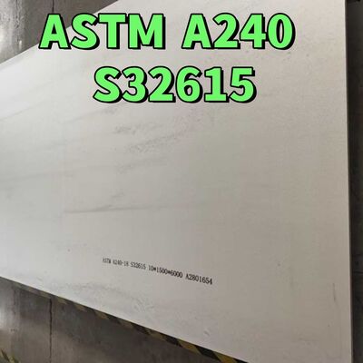 ASTM A240 UNS S32615 Πλάκα από ανοξείδωτο χάλυβα θερμής έλασης 10*1500*6000mm