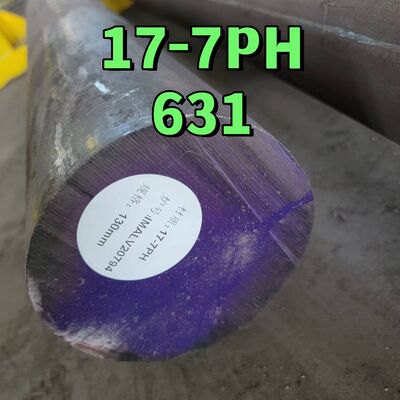 SS 17-7PH Type AISI 631 UNS S17700 Stainless Steel Solid Bar  Hardening Heat Treated  H900