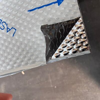 Ανοξείδωτο φύλλο ανάγλυφο SUS304, επιφάνεια καθρέφτη 0.8*1219*2438mm, τύπου 6WL, με φιλμ λέιζερ