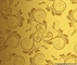 Tj - χρυσό φύλλο Backsplash ανοξείδωτου φύλλων ανοξείδωτου για την επιτροπή τοίχων