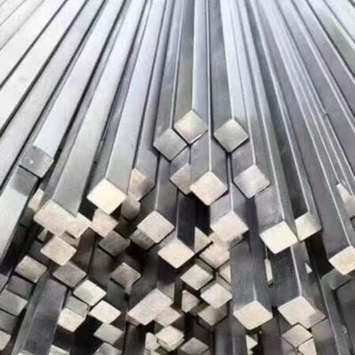 ASTM A269 Hairline 1.4301 TP304 Ανοξείδωτη Τετράγωνη Επίπεδη Μπάρα 10*10 Ψυχρής Έλασης