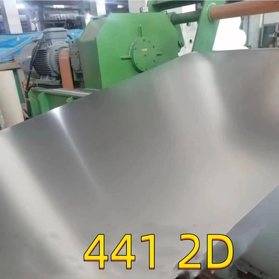 Aisi 441 1.4509 0,8 mm φύλλο από ανοξείδωτο χάλυβα 2D Επιφάνεια 1220*2440mm Για την αυτοκινητοβιομηχανία