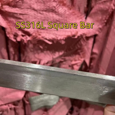 10 X 10 mm X 3 M μήκος SS τετραγωνική στερεή ράβδος υψηλά γυαλισμένο φινίρισμα και βαθμός 316/316L