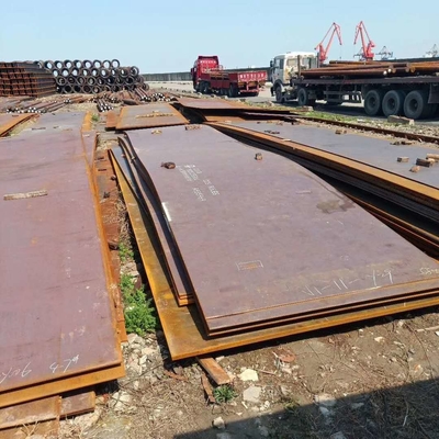 Μέγεθος πλάκας από χάλυβα υψηλής αντοχής AH36: 50mmT x 2438mmW x 1500mmL Σκάφος από χάλυβα CCS LR BV για ναυτικό