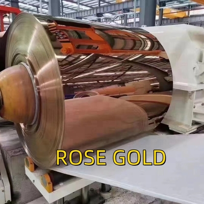 ΡΟΥΖΕ ΧΡΩΣΟΣ 0.5*1220x2440mm Ατσάλι από ανοξείδωτο χάλυβα
