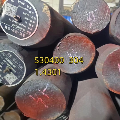 4-6m μήκος ASTM A276 TP304 1.4301 Στρογγυλή μπάρα από ανοξείδωτο χάλυβα με μαύρη επιφάνεια