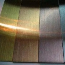 0.5*1240x2440mm Ατσάλι ατσάλινο ομαλό φύλλο καθρέφτη Πίνακα Ti-Χρυσή πλάκα καθρέφτη