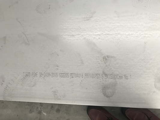 Το ανοξείδωτο S31803 S32205 καλύπτει καυτό - το κυλημένο πάχος 0,5 - 20mm
