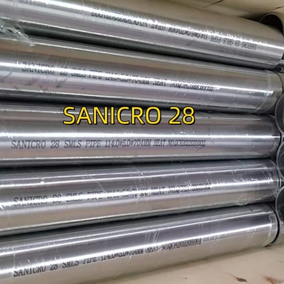 SANICRO 28 UNS N08028/W. Nr. 1.4563 SMLS ΤΟΥΡΙΚΟΣ ΛΟΥΣΗ 28 Σωλήνες από ανοξείδωτο χάλυβα 114*5*6000