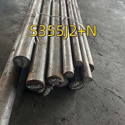 EN 10028 S355J2 Στρογγυλή ράβδος διάμετρος 50*6000MM DIN 1.0577 (S355J2+N) ST52-3 ράβδος από κράμα χάλυβα