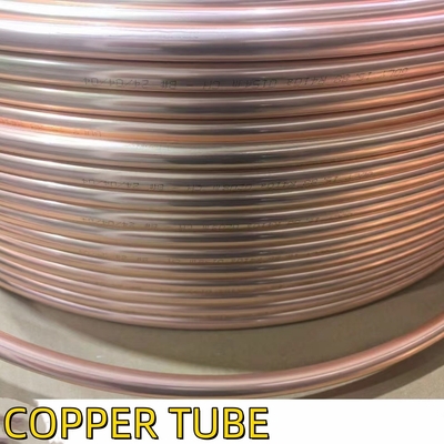Τύπος χαλκού καθαρός 99,9% JIS H3300 OD 1 1/4 ′′ x πάχος 2 mm x L 3500 mm Κόκκινος σωλήνας χαλκού 9,5*1.5