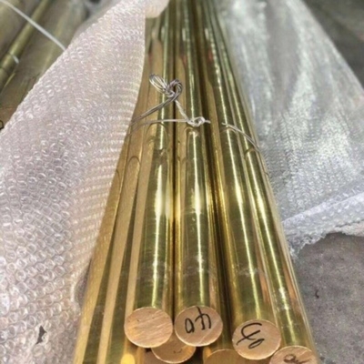 H59 C26800 Ζυθοκόπημα Κίτρινη ράβδος χαλκού Hpb61-1 Hsi80-3 Cw614n H62 H59 Χάλκινος Κούπερ 50*1200MM
