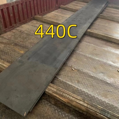 SUS440C Σιδηροτροφική πλάκα από ανοξείδωτο χάλυβα μεγέθος 30MM X 115 X 2METER θερμά έλαση 9Cr18Mo 440C