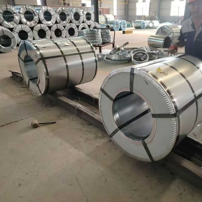ASTM A653 G90 DX51D SGH340 Υψηλή αντοχή με γαλβανισμένη επίστρωση Z275 Ατσάλινο περιτυλίγμα μηδενικού σπάνγκελ
