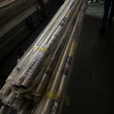 ASTM A554 201 Ζυγισμένος σωλήνας 25*0,8*6000mm 320 Σίχαρο καθρέφτη γυαλισμένο σωλήνα από ανοξείδωτο χάλυβα