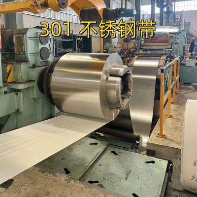 JIS G4313-2011 ASTM A666 Πρότυπο SUS301 CSP 3/4H Πλήρης σκληρότητα H Στυλοκύλινδρο από ανοξείδωτο χάλυβα 1.0*80mm