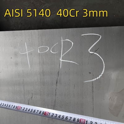 ASTM Standard AISI 5140 40Cr Μονάδα 3mm 1250*2000mm Τρίψιμο πλάκας από κράμα χάλυβα με λέιζερ
