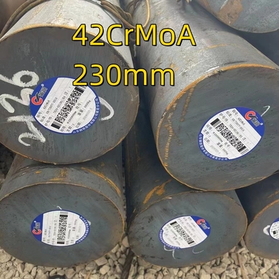 Σφυρηλατημένο χάλυβα 42CrMoA OD 14" 360MM Pin Puller Κύρια στρογγυλή ράβδος από χάλυβα επιφάνεια Εργαστηριακά τρυπημένη