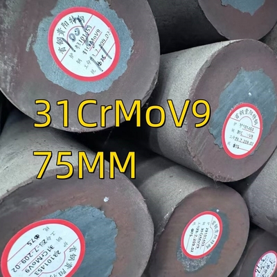 Στρογγυλή μπάρα από κράμα διάμετρος 55-400 mm Mat DIN 1.8519 31CrMoV9 3-6 μέτρα Χάλυβα χάλυβα