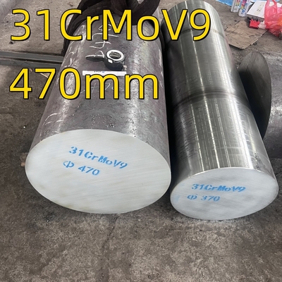 Στρογγυλή ράβδος από νιτρικό χάλυβα D 470 mm Υλικό 1.8519 31crmov9 Qt Σφυρηλατημένη ράβδος χάλυβα