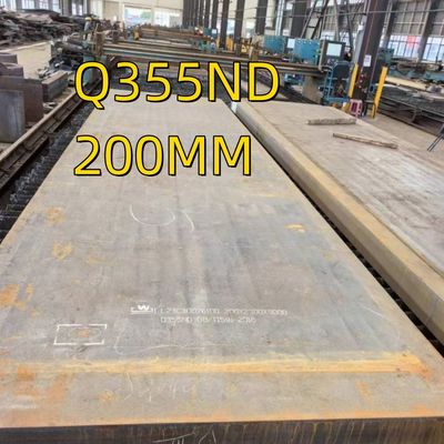 S355JR Q355B Πλάκα θερμής έλασης από χαμηλού άνθρακα κράμα χάλυβα 35*2500*10000mm