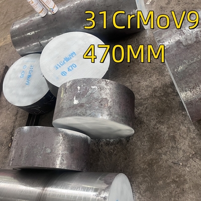 250 mm 470 mm διάμετρος EN 10085 31crmov9 DIN 17211 Στρογγυλή ράβδο σφυρηλατημάτων από κράμα χάλυβα