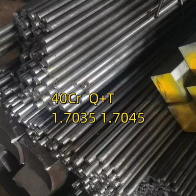 40Cr 1.7035 Q+T 25mm διάμετρος 2500mm μήκος κρύο τραβήχτηκε στρογγυλή μπάρα φωτεινή επιφάνεια H9 ανοχή HRC 28-32