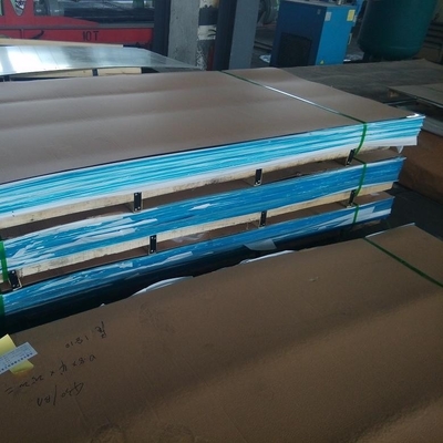 304L / 2B Χάλυβα από ανοξείδωτο χάλυβα 0,6-3,0mm 4'*8' No.4, Τελειωμένη γραμμή μαλλιών