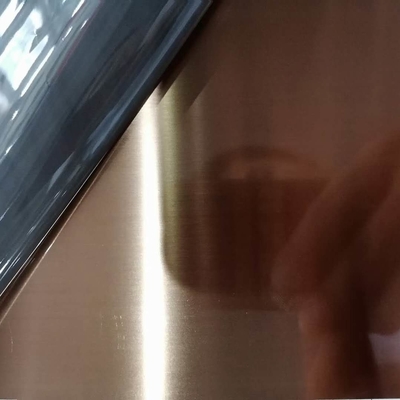 304 Χρυσό 8K καθρέφτης φύλλο από ανοξείδωτο χάλυβα 304 Χρυσό Τιτανίου επικαλυμμένα τελικά φύλλα από ανοξείδωτο χάλυβα