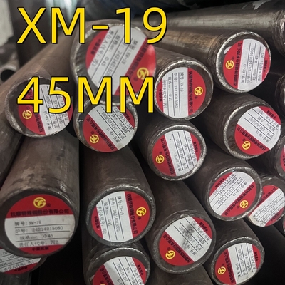 ASTM A182 XM-19 Σιδηρουργική στρογγυλή ράβδος 45 mm θερμά ελαστική UNS S20910 XM-19 στερεή