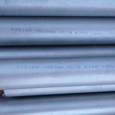 2 ίντσα SCH40/ 2507 έξοχοι διπλοί σωλήνες ASTM A789 S32750 της δεκαετίας του '40 ανοξείδωτου