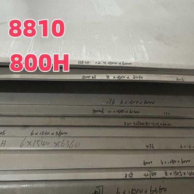 Incoloy 800H Plate Nickel Iron Chromium Alloy NICROFER 3220HP/ASTM B409 Uns NO N08810 Plate
