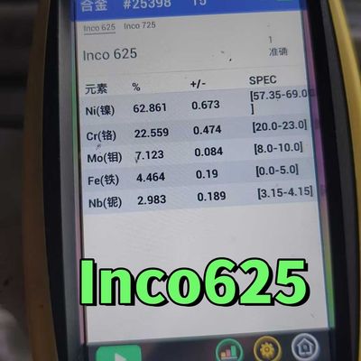 ASTM B166 Inconel 625 UNS N06625 Στρογγυλή ράβδο 80 mm Inconel Nickel Alloy με δοκιμή PMI