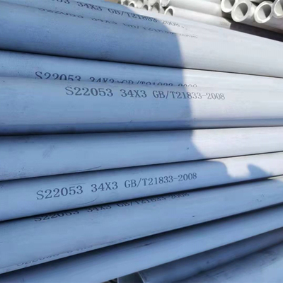 Διπλός παστωμένος λήξης βαθμός S31803 S32205 S32750 S32550 σωλήνων ανοξείδωτου άνευ ραφής