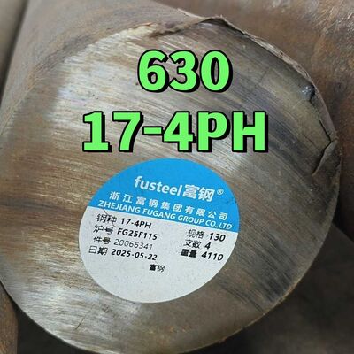 EN 1.4548 AISI630 17-4 PH SUS630 Στρογγυλή ράβδο από ανοξείδωτο χάλυβα Κατάσταση H1150 Δυσκαρδία 28HRC (ελάχιστο)