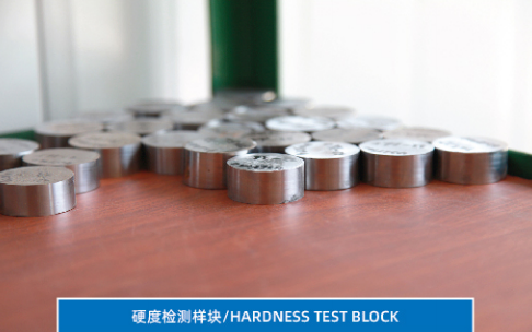 Hardness test block 34CrNiMo6+QT Σύνθετη δομή Σιδηροδρομική ράβδος ράβδος 9