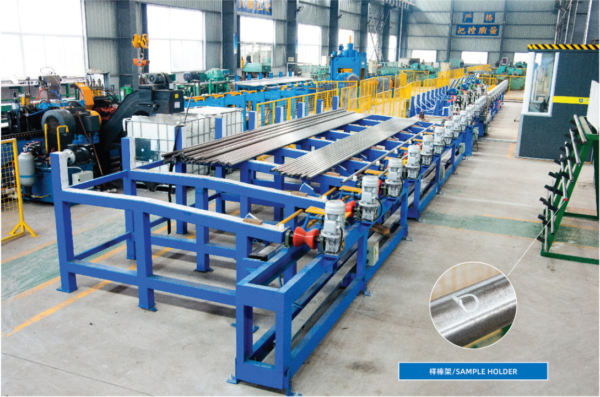 Ultrasonic automatic flaw detection system 34CrNiMo6+QT Σύνθετη δομή Σιδηροδρομική ράβδος ράβδος 15